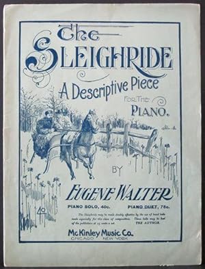 Eugene Walter: The Sleigh Ride: A Descriptive Piece for the Piano (Piano Duet 1P4H)