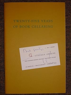 Twenty-Five Years of Book Cellaring