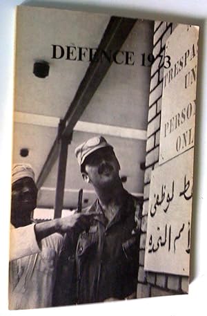 Seller image for Defence 1973 - Dfense 1973 for sale by Claudine Bouvier