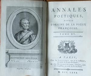 Annales poétiques ou Almanach des muses - Depuis l'origine de la poésie Françoise - Tome XV et XVI