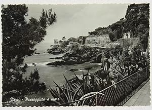 NERVI. Passeggiata a mare (Cartolina).: