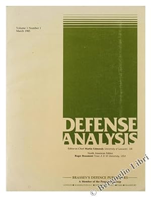DEFENSE ANALYSIS. Volume I - Number 1. March 1985.: