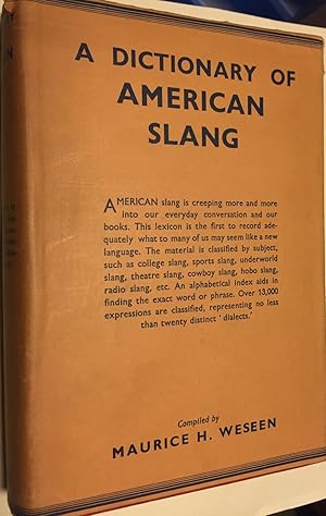 Seller image for A dictionary of American Slang. for sale by Antiquariat A. Wempe