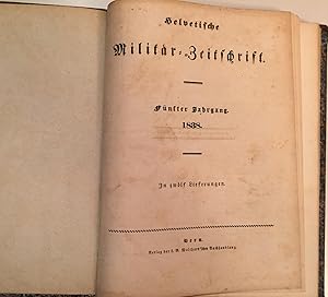 Helvetische Militär - Zeitschrift. Fünfter Jahrgang. 1838.