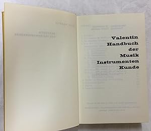 Handbuch der Musik Instrumenten Kunde