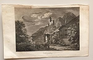 Bild des Verkufers fr (Aquatinta) Sargans. zum Verkauf von Antiquariat A. Wempe