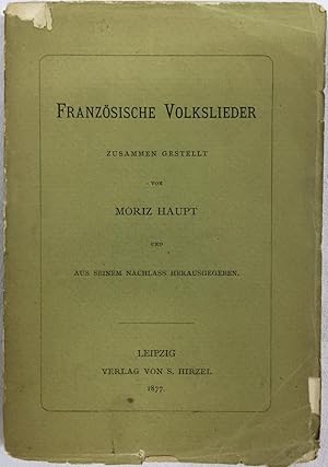 Französische Volkslieder. Zusammen gestellt.