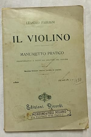 Il Violino. Manualetto Pratico.