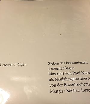 Luzerner Sagen. Sieben bekanntesten Luzerner Sagen.