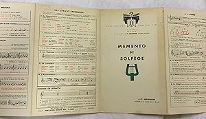 Memento de Solfège.