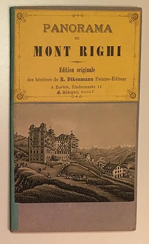 Panorama du Mont Righi. Edition original.