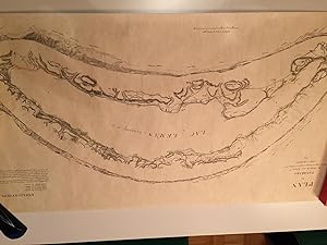(Carte) Plan et Panorama des Bords du Lac Léman dessiné depuis le Bateau à vapeur Le Guillaume Tell.