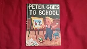 Imagen del vendedor de PETER GOES TO SCHOOL a la venta por Betty Mittendorf /Tiffany Power BKSLINEN
