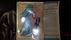 Seller image for Mademoiselle De Maupin and One of Cleopatra's Nights, Mademoiselle De Maupin, a controversial Modern Library title involving bisexuality and cross-dressing. Appears to be a First Edition, EARLY ISSUE, for sale by Bluff Park Rare Books