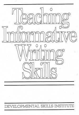 Teaching Informative Writing Skills :
