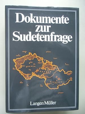 Dokumente zur Sudetenfrage Veröffentlichung Sudetendeutschen München 1984