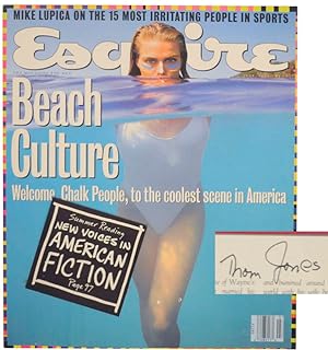 Wipeout in Esquire Magazine July 1992 (Signed First Edition)