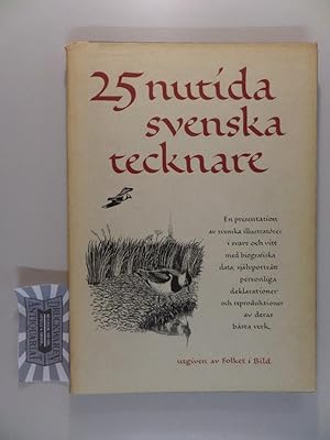 Bild des Verkufers fr 25 nutida svenska tecknare. zum Verkauf von Druckwaren Antiquariat