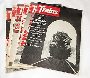 Seller image for Trains, The Magazine of Railroading. 1958. Monthly Magazine, February, April, June, July, August, or December, Price is Per Issue, Available Separately. for sale by Tony Hutchinson