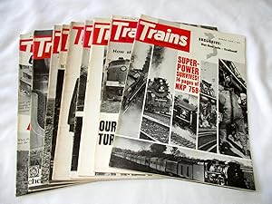 Seller image for Trains, The Magazine of Railroading. 1969. Monthly Magazine, March, April, May, July, August, September, October, November, or December, Price is Per Issue, Available Separately. for sale by Tony Hutchinson