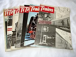 Seller image for Trains, The Magazine of Railroading. 1971. Monthly Magazine, February, July, August, September, October, November, or December, Price is Per Issue, Available Separately. for sale by Tony Hutchinson