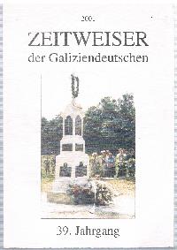 Immagine del venditore per Zeitweiser der Galiziendeutschen 39. Jahrgang 2001 venduto da der buecherjaeger antiquarischer Buchandel & Bchersuchdienst