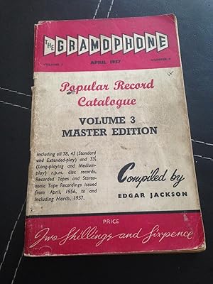 The Gramophone Popular Record Catalogue: Volume 3 Master Edition, April 1957