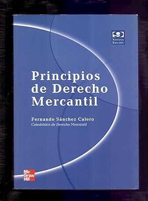 Bild des Verkufers fr PRINCIPIOS DE DERECHO MERCANTIL zum Verkauf von Libreria 7 Soles
