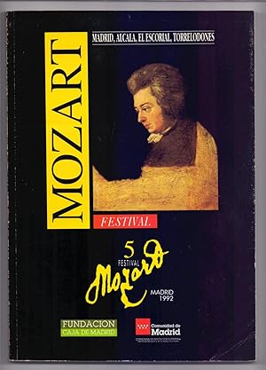 Imagen del vendedor de MOZART - FESTIVAL, MADRID 1992 a la venta por Libreria 7 Soles