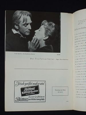 Bild des Verk�ufers f�r Programmheft 84 Schlo�park-Theater Berlin 1959/60. DER TEUFELSSCH�LER von Shaw. Insz.: Hans Schweikart, B�hnenbilder/ Kost�me: H. W. Lenneweit, musikal. Einr.: Herbert Baumann. Mit Roma Bahn, Erich Schellow, Horst Bollmann, Werner Stock, Hilla Hofer, Monika Peitsch, Wilhelm Borchert, Eva-Katharina Schultz, Walter Tarrach, Otto Graf zum Verkauf von Fast alles Theater! Antiquariat f�r die darstellenden K�nste
