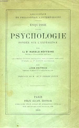 Seller image for ESQUISSE D'UNE PSYCHOLOGIE FONDEE SUR L'EXPERIENCE for sale by Le-Livre