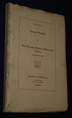Annual Reports of The Western Reserve Historical Society Tract No. 94, Part I, Articles of Incorp...