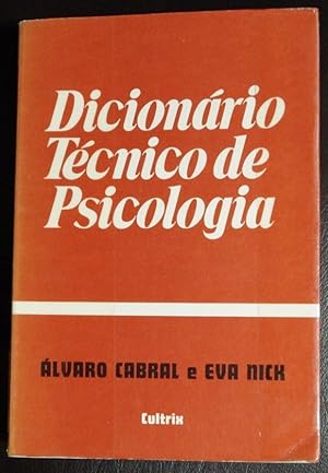 Immagine del venditore per DICIONARIO TECNICO DE PSICOLOGIA venduto da GuthrieBooks