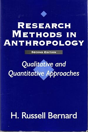 Seller image for Research Methods in Anthropology: Qualitative and Quantitative Approaches for sale by The Book Collector, Inc. ABAA, ILAB