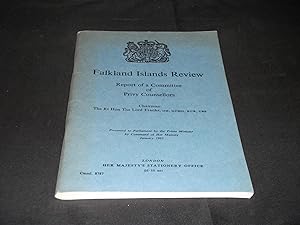 Bild des Verkufers fr The Franks Report Falkland Islands Review Report of a Committee of Privy Counsellors (Chairman: The Rt. Honourable The Lord Franks) Presented to Parliament by the Prime Minister by Command of Her Majesty January 1983 zum Verkauf von Provan Books