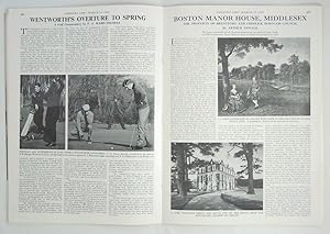 Original Issue of Country Life Magazine Dated March 18th 1965, with a Main Feature on Boston Mano...