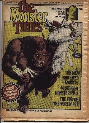 Seller image for Monster Times - Volume 1 One Number One 1 - January 26, 1972 for sale by West Portal Books