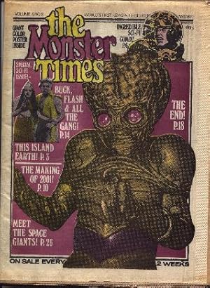 Seller image for Monster Times - Volume 1 One Number Nine 9 - May 17, 1972 for sale by West Portal Books