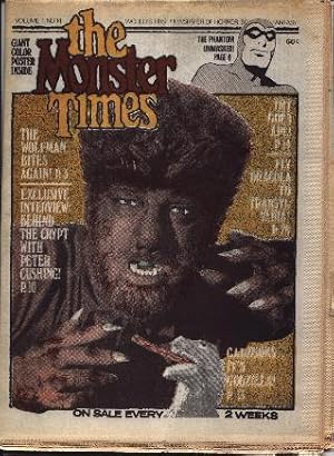 Seller image for Monster Times - Volume 1 One Number Fourteen 14 - July 31, 1972 for sale by West Portal Books