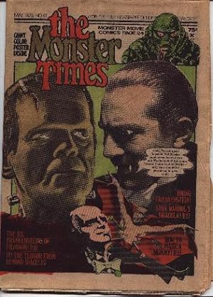 Seller image for Monster Times - Volume 1 One Number Forty-One 41 - May 1975 for sale by West Portal Books