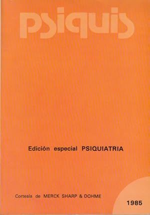 Seller image for PSIQUIS: EDICIN ESPECIAL PSIQUIATRA (Definiciones de la psiquiatra; Definiendo la psicologa mdica; Aplicacin de la epidemiologa a la planificacin de la asistencia psiquitrica) for sale by Librera Vobiscum