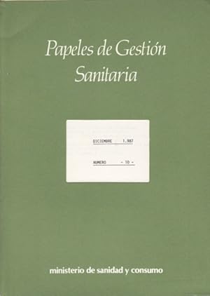 Seller image for PAPELES DE GESTIN SANITARIA N 10 (La economa en la sanidad: introduccin para el personal clnico; Evaluacin econmica de programas: estudio de la atencin prenatal; Evaluacin econmica de la tecnologa sanitaria en el Reino Unido) for sale by Librera Vobiscum