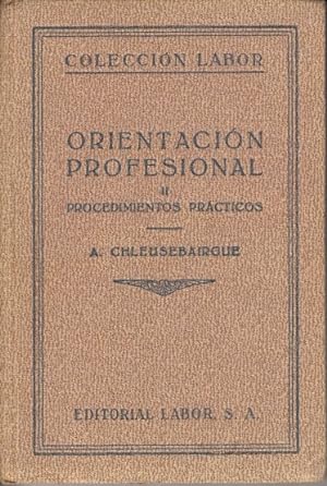 Seller image for ORIENTACIN PROFESIONAL II: PROCEDIMIENTOS PRCTICOS for sale by Librera Vobiscum