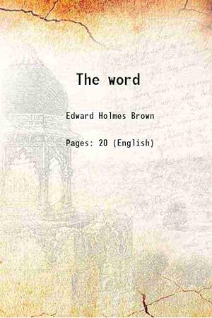 Seller image for The word 1917 for sale by Gyan Books Pvt. Ltd.