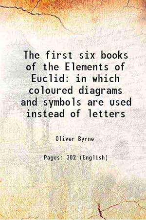 Seller image for The first six books of the Elements of Euclid in which coloured diagrams and symbols are used instead of letters 1847 for sale by Gyan Books Pvt. Ltd.