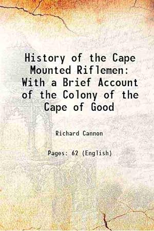 Reprint 7x5 inches Cape Mounted Rifles South Africa 1851 Eighth Border War 