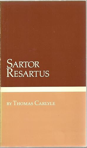 Bild des Verkufers fr Sartor Resartus, Prophets of Sensibility: Precursors of Medern Cultural Thought zum Verkauf von Sabra Books