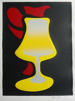 'Red Jug and Lamp' Screen print by Patrick Caulfield.