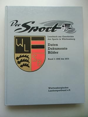 Der Sport Lesebuch zur Geschichte des Sports Württemberg Bd. 1 Daten Bilder Doku