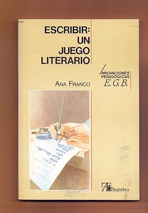 Seller image for ESCRIBIR: UN JUEGO LITERARIO for sale by Libreria 7 Soles